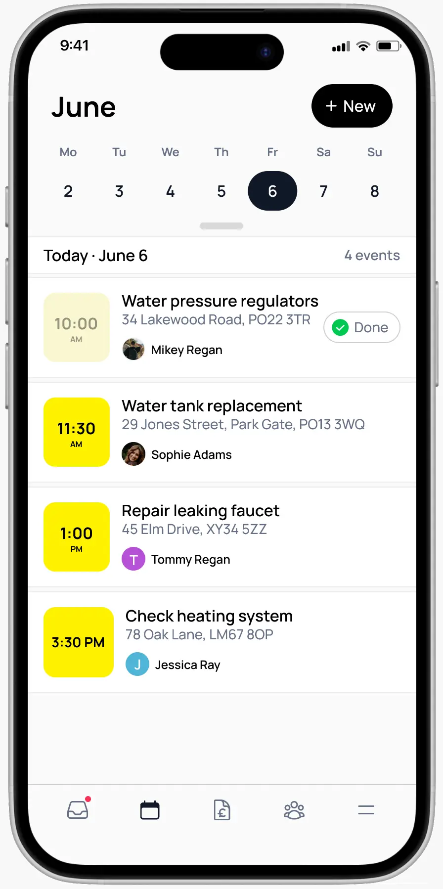Device optimized schedule